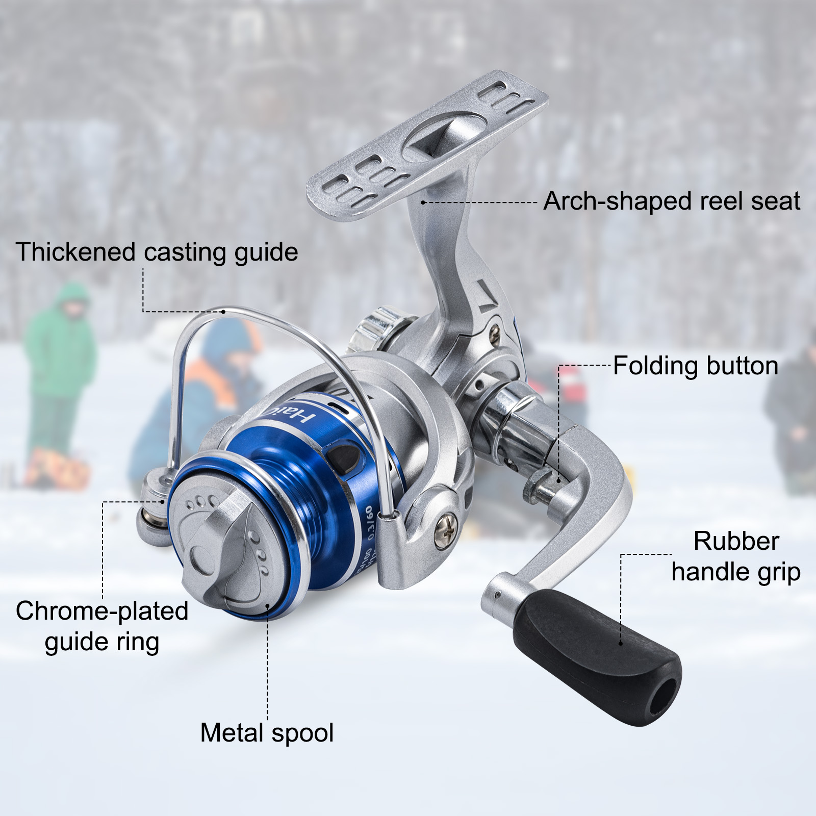 Goture New Ice Fishing Reels W - đánh giá và giá Surf Reel