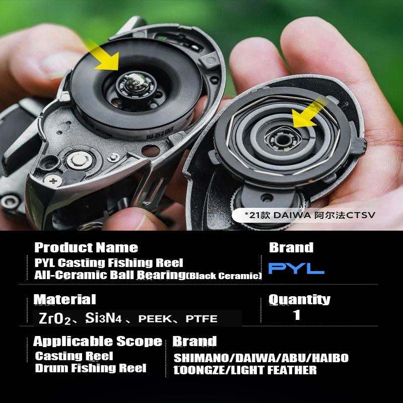 PYL Cast Fishing Reel, all-cer - đánh giá và giá Conventional Reel