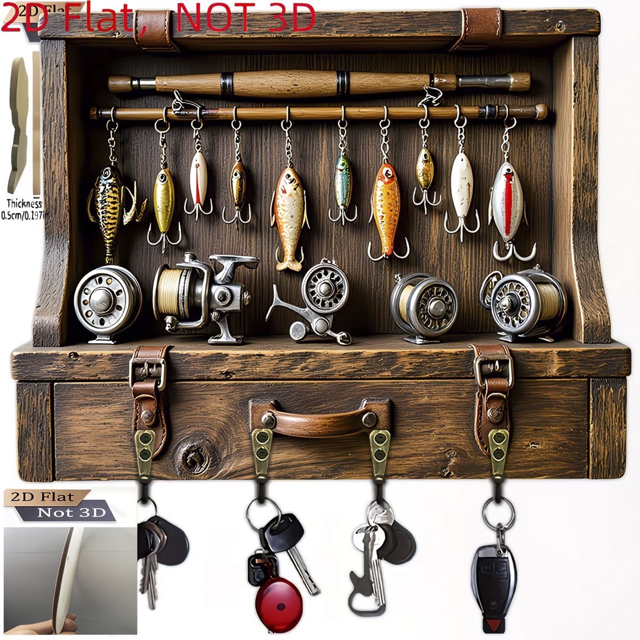 Vintage Fishing Lure Key Hange - đánh giá và giá Fly Reel