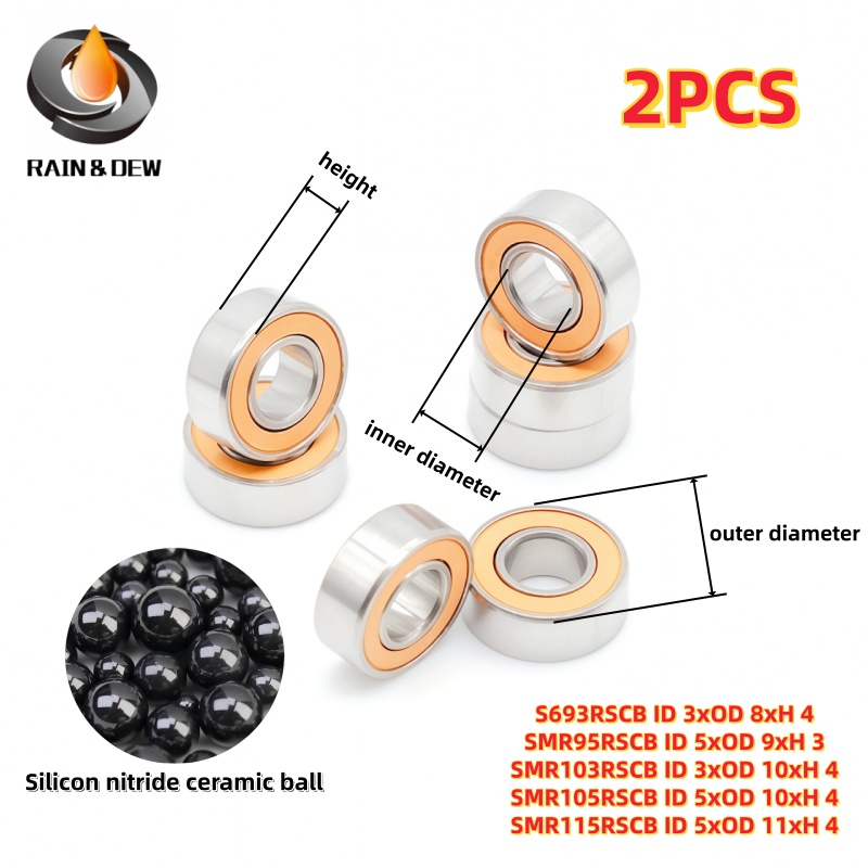 2PCS Miniature Ball Bearing 3x - đánh giá và giá Conventional Reel